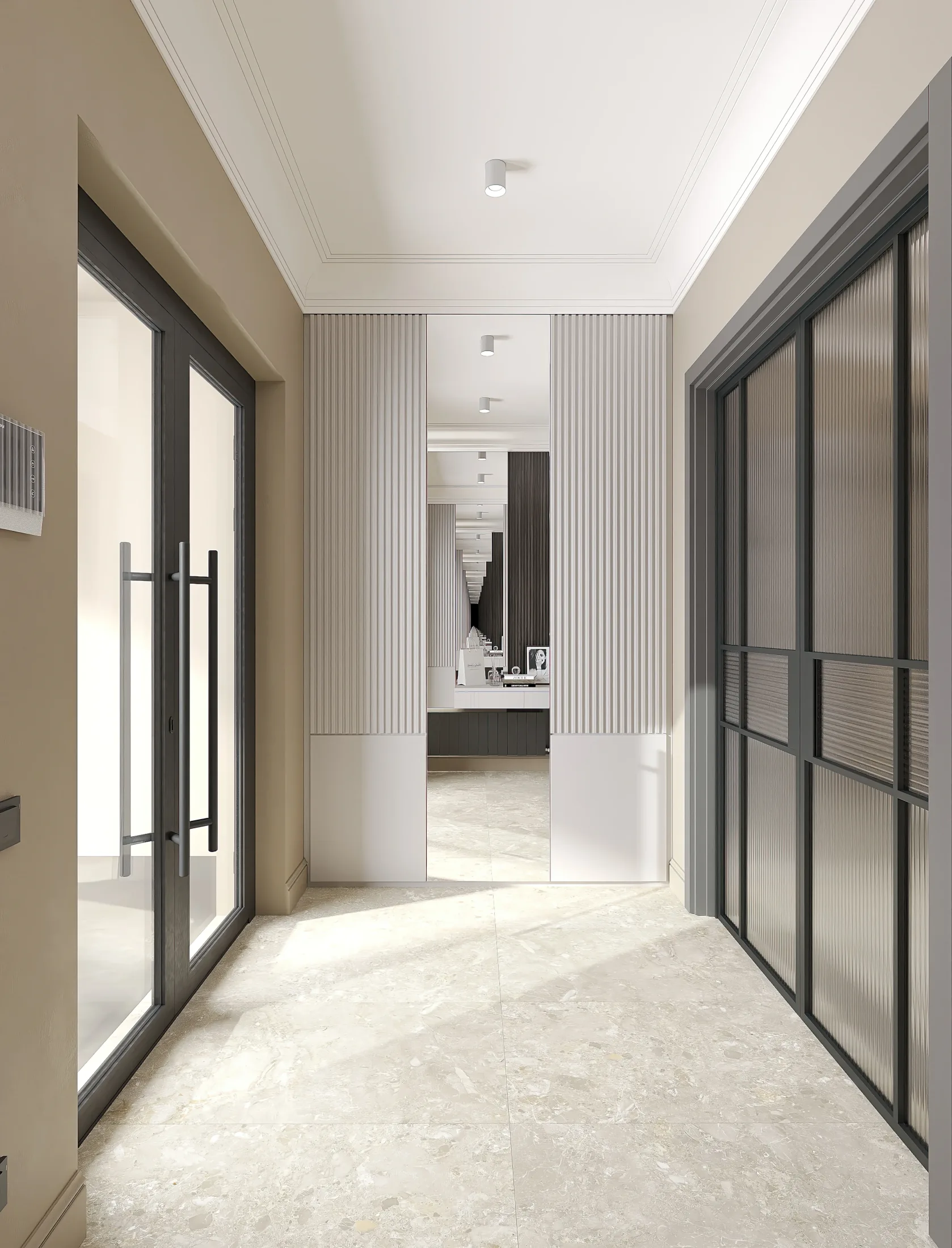 Дом в Тереке - неоклассика - 1 этаж / прихожая 8